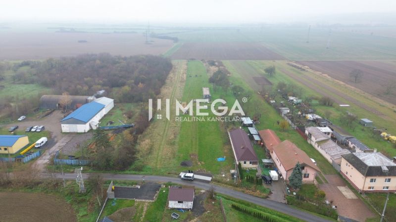Aerial view of agricultural and forest land in Pusté Čemerné, Pusté Čemerné Street.