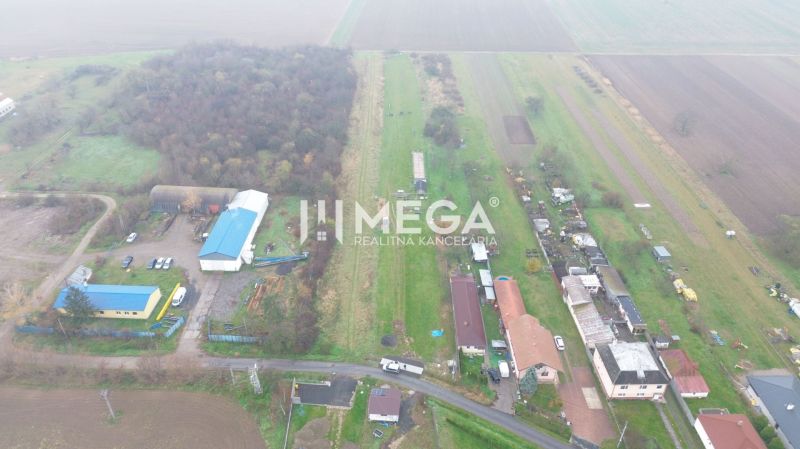 Aerial view of agricultural and forest land in Pusté Čemerné, Pusté Čemerné.