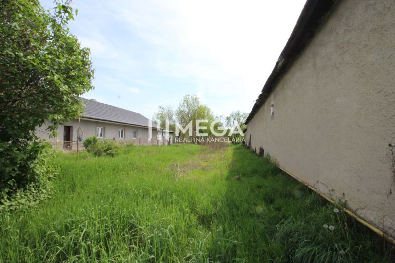A plot for living in Senné, with grass, a house, and a tree provides a pleasant living environment.