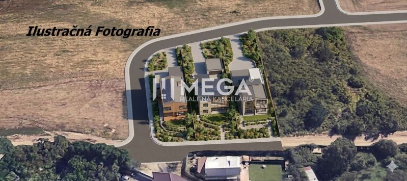 Visualization of a residential project in the area of Košice IV, Rešov majer, for Land - housing.