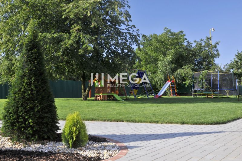 Playground in the garden on Budovateľská Street in Vranov nad Topľou.