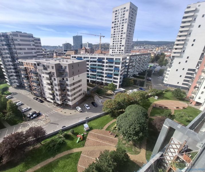 View from a 2-room apartment on Jégeho Street in Bratislava - Ružinov.