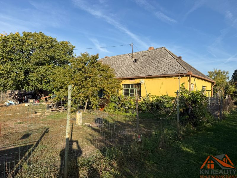 A family house in Komárno with a large garden and vineyard, fenced plot.