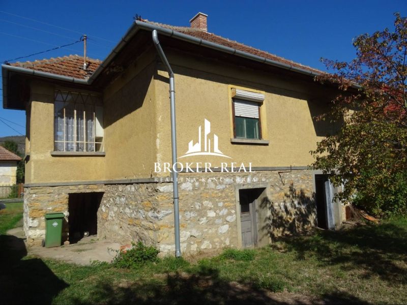 The family house in Bódvaszilas on Futrinka Street 111 has a stone plinth and a sloped roof.